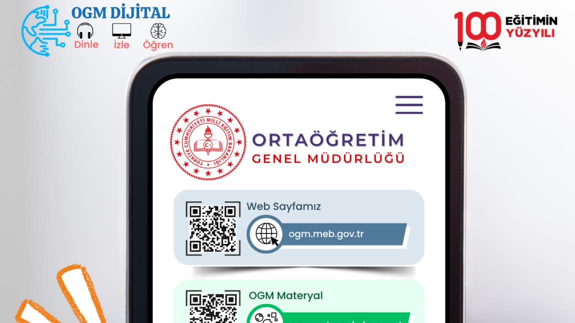 ORTAÖĞRETİM GENEL MÜDÜRLÜĞÜ TARAFINDAN GELİŞTİRİLEN DİJİTAL PLATFORMLAR